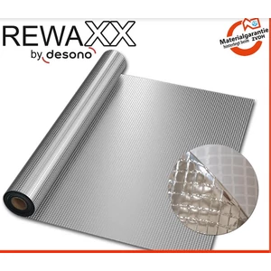 REWAXX METAL L90 hőtükrös párafékezo fólia 75 m2 (1.5 m × 50 m)