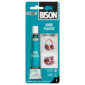 BISON átlátszó műanyagragasztó, 25ml