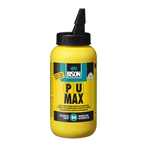 Bison PU MAX átlátszó faragasztó D4, 310ml