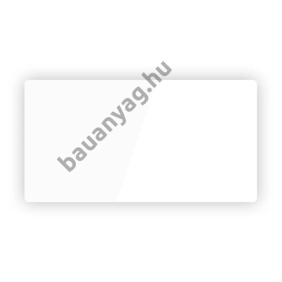 Üveg előlap BVF CP1 fali fűtőpanelhez / Fényes fehér 2000W-os fűtőpanelhez
