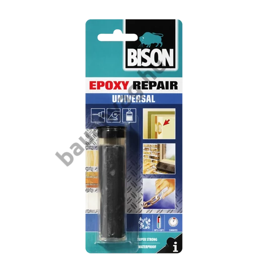 BISON kétkomponensű epoxy gyurmaragasztó, 56g