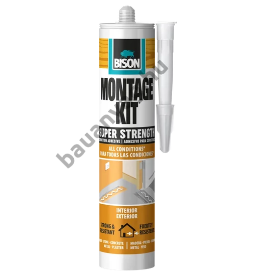 BISON Montage Kit szuper erős tömítő ragasztó, 350g