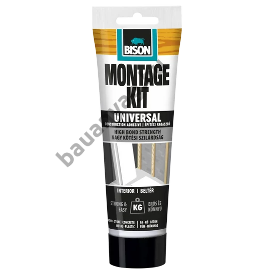 BISON Montage Kit univerzális tömítő ragasztó, 200g