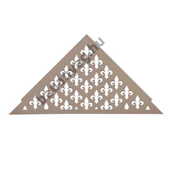 Ablago VINTAGE DESIGN utólagos sarokpolc Beige (MFA-240)- prémium termék