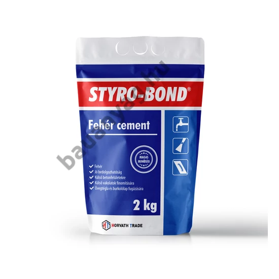 STYRO-BOND FEHÉR CEMENT 2kg