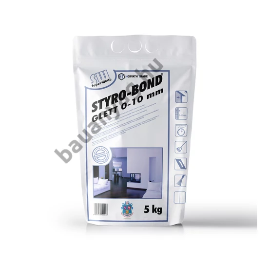 STYRO-BOND GLETT 0-10 mm SUPER WHITE GLETT 5kg