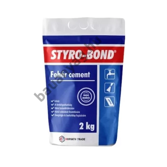 STYRO-BOND FEHÉR CEMENT 2 kg