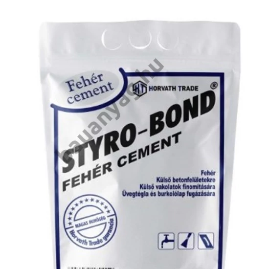 STYRO-BOND FEHÉR CEMENT 10 kg