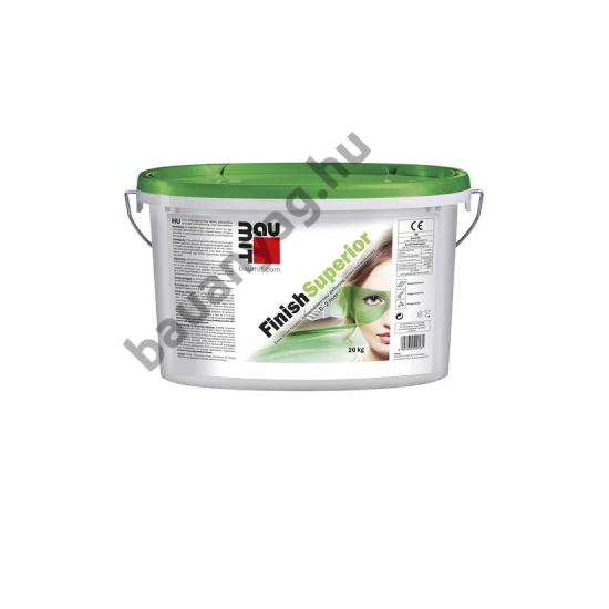 Baumit Finish Superior beltéri felhasználásra kész glett 0-2 mm 20 kg / vödör