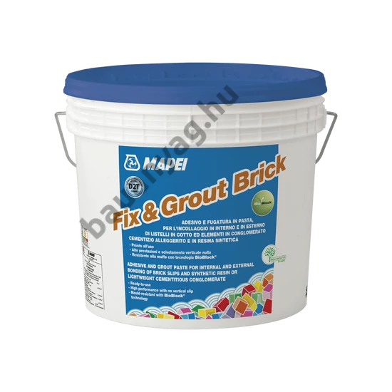 Fix & Grout Brick diszperziós ragasztó 12kg szürke