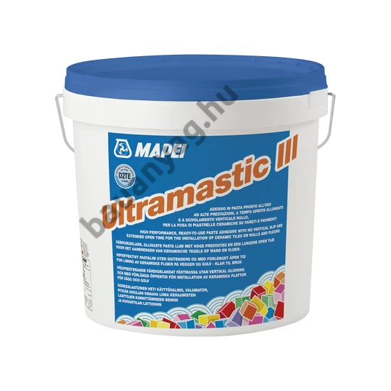 Ultramastic III felhasználásra kész csemperagasztó 16 kg
