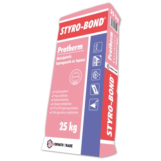 STYRO-BOND POLISZTIROL HŐSZIGETELŐ RAG. "PROTHERM"/ 25kg