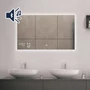 Kép 2/4 - BVF ADELIG okostükör Bluetooth hangszóróval 60x60 cm- 200W
