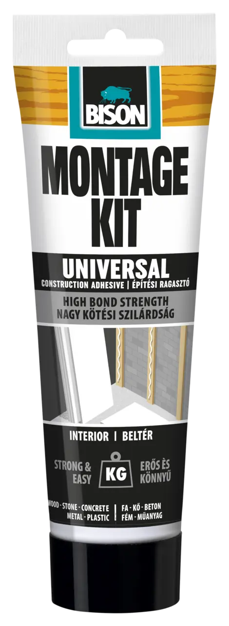 BISON Montage Kit univerzális tömítő ragasztó, 200g