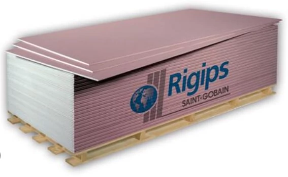 Rigips Tűzgátló gipszkarton tábla 1200x2000x12,5mm  - raklapos kiszerelés