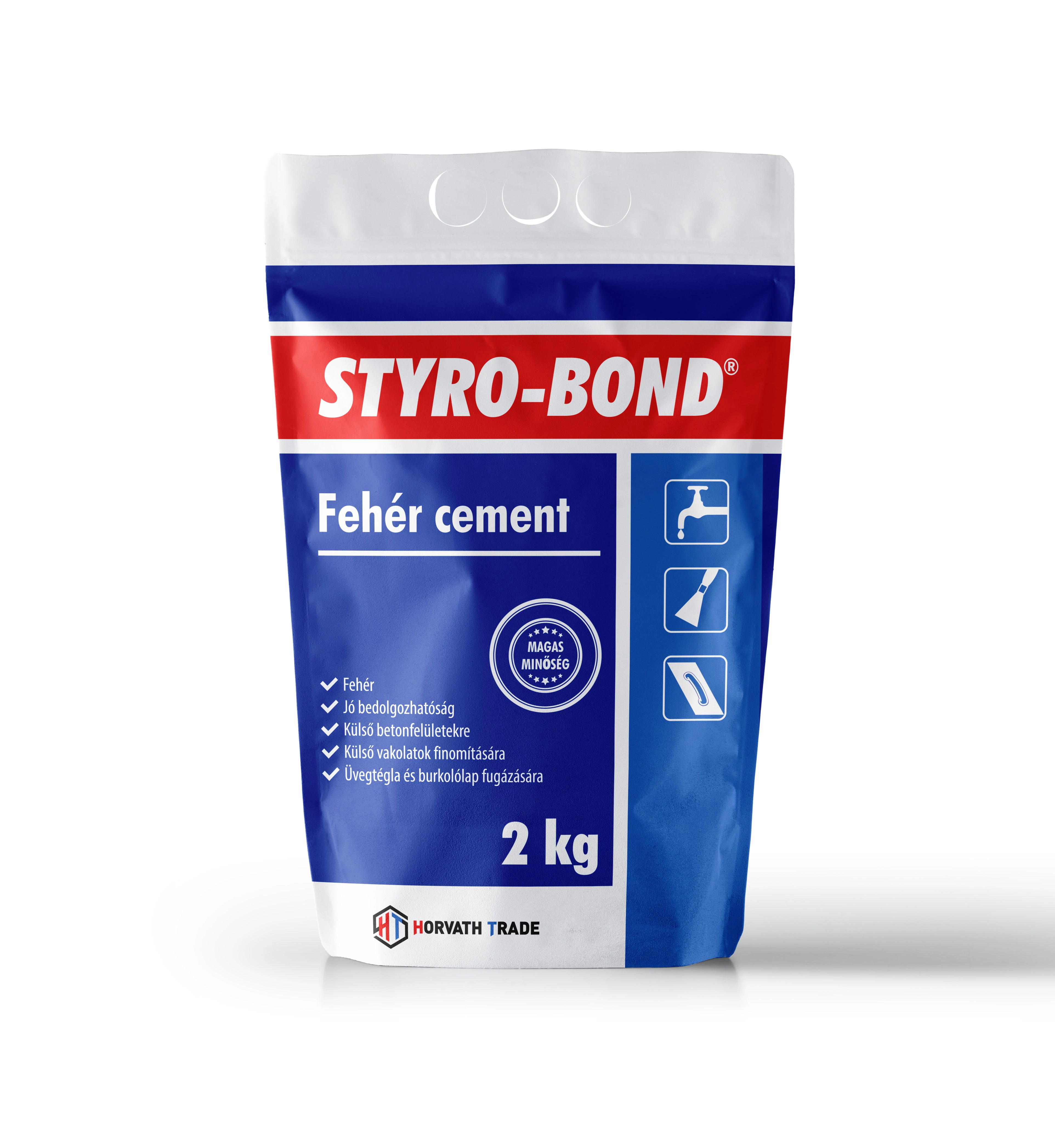 STYRO-BOND FEHÉR CEMENT 2kg