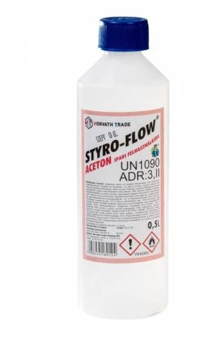 STYRO-FLOW ACETON (IPARI FELHASZN.) 0,5 liter