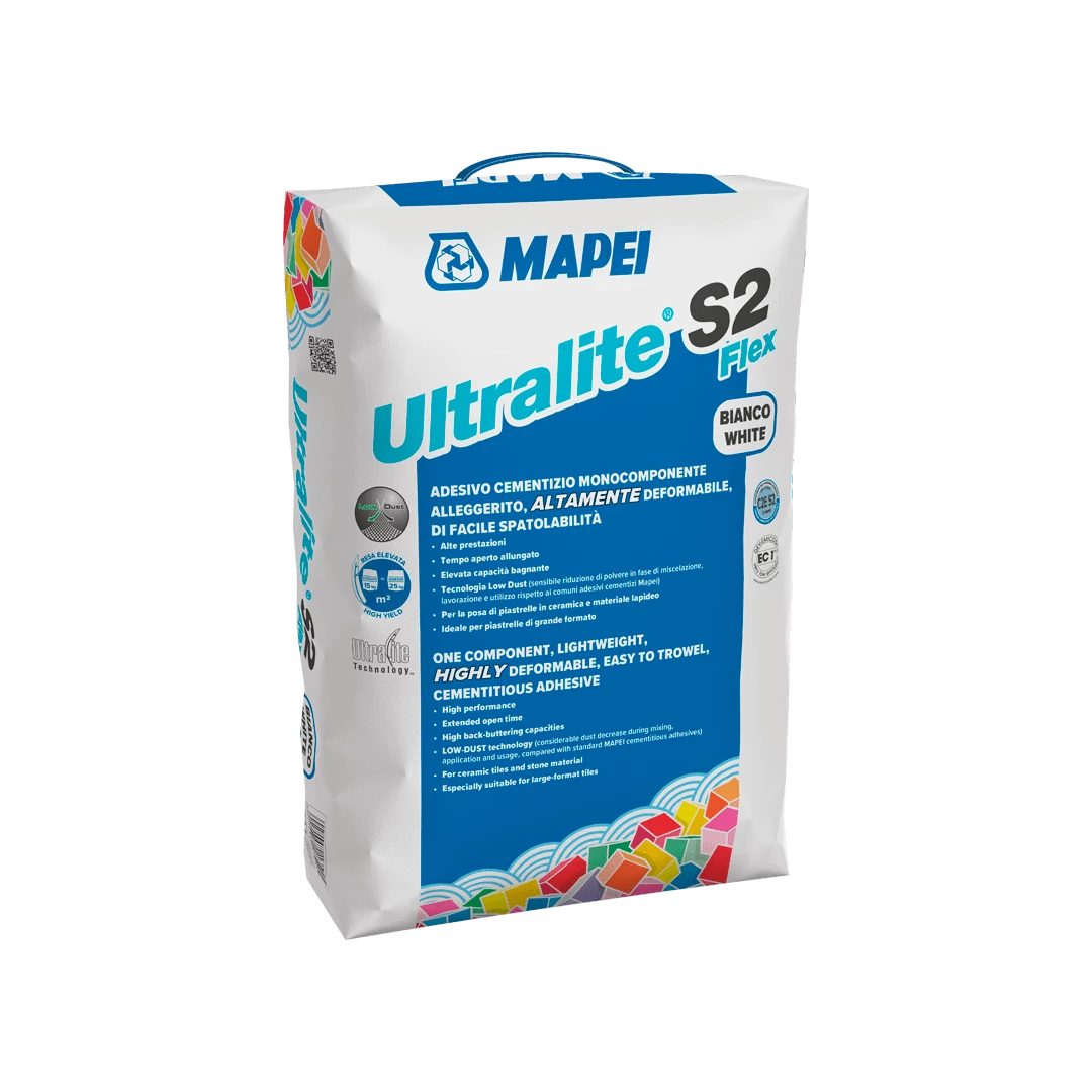 Ultralite S2 Flex extrém nagy kiadósságu csempreragasztó porcelán lapokhoz szürke 15kg