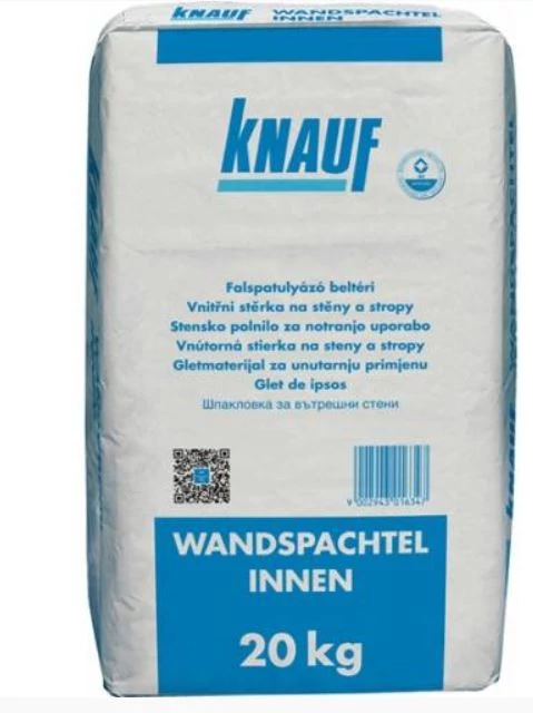 Knauf Wandspachtel gipsz, 20 kg/zsák