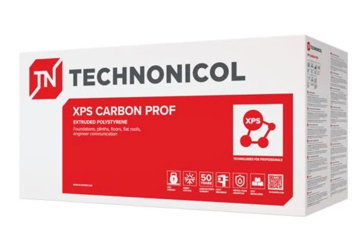 Technonicol XPS Carbon Prof - 8 cm lábazati hőszigetelő